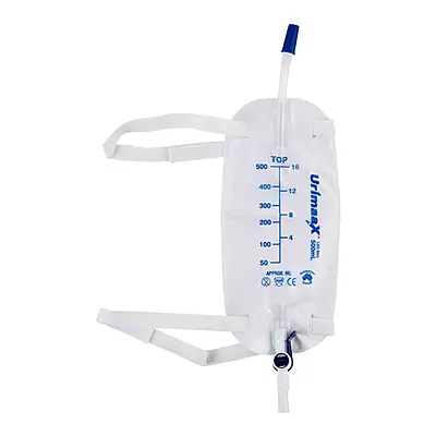 Urimaax Drainage Bag Leg Sterile 6cm Tubing 500ml - Each