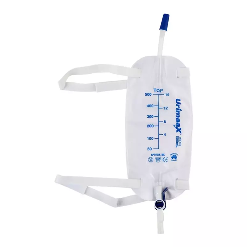 Urimaax Drainage Bag Leg Sterile 6cm Tubing 500ml - Each
